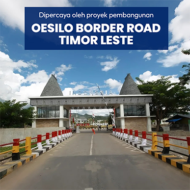 Oesilo Border Road Timor Leste